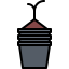 Flower pot icon 64x64