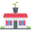 Flower shop icon 64x64