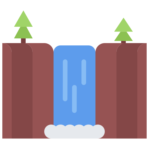 Waterfall icon