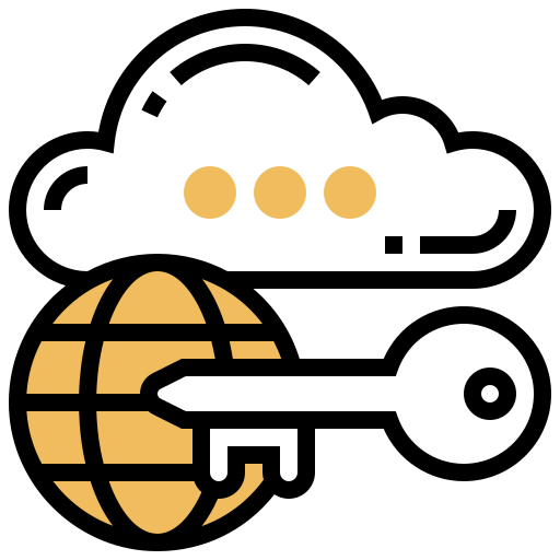 Cloud password icon