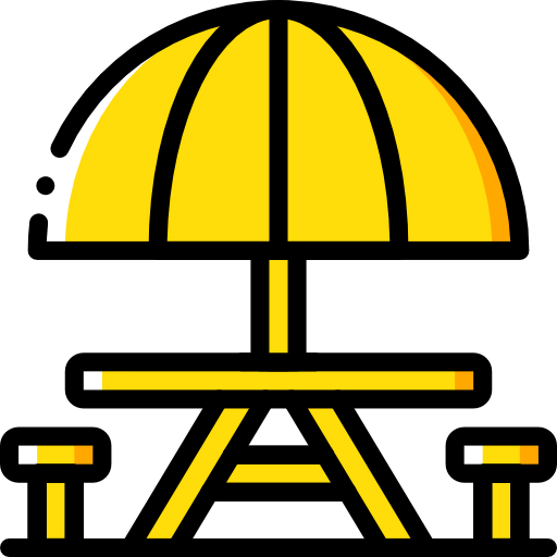 Picnic table icon