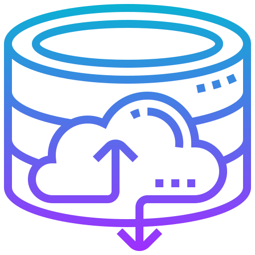 Cloud storage icon