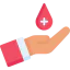 Blood donation icon 64x64