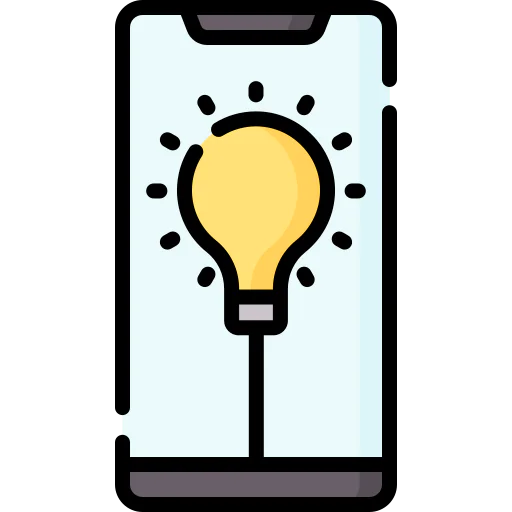 Smart lighting icon