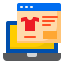 Online shopping icon 64x64