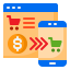 Online shopping icon 64x64