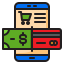 Mobile payment icon 64x64