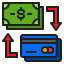 Currency exchange icon 64x64
