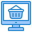 Shopping basket icon 64x64