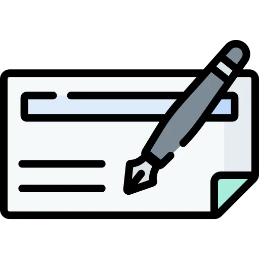 Cheque icon
