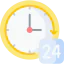 24 hours アイコン 64x64