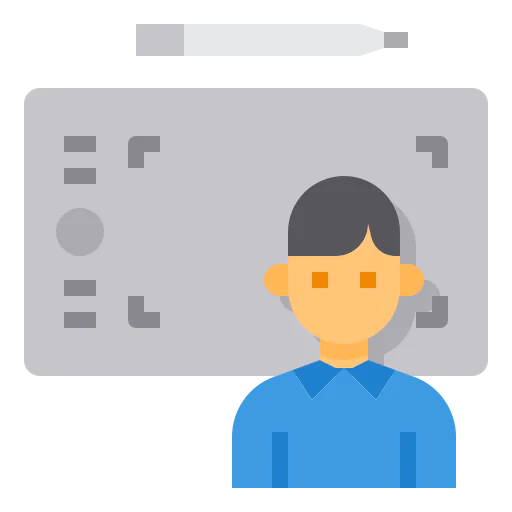 Graphic designer icon