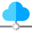 Cloud computing icon 64x64