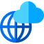 Cloud computing icon 64x64