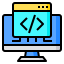 Coding language icon 64x64