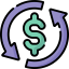 Money flow icon 64x64