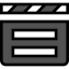 Clapperboard icon 64x64