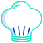 Chef hat ícono 64x64
