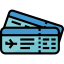 Plane tickets icon 64x64