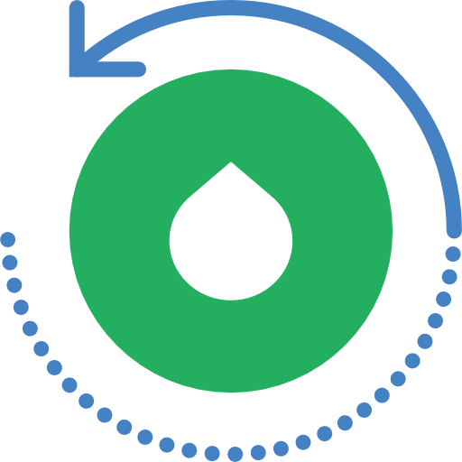 Recycle water icon