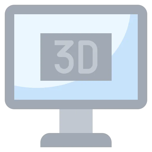 3d movie icon