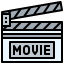 Clapperboard icon 64x64