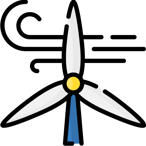 Wind turbine icon