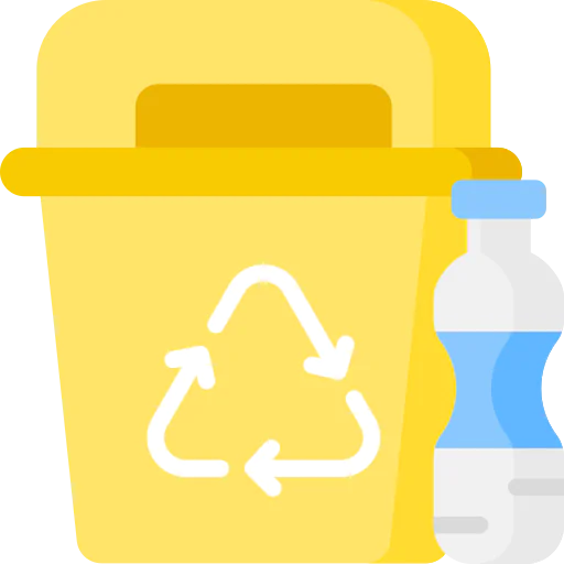 Plastic bin icon