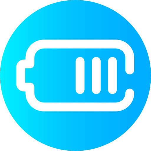 Half battery icon
