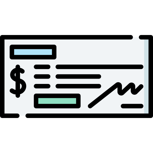 Cheque icon