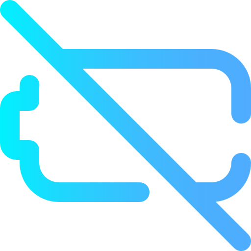 Empty battery icon