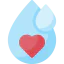 Water donation icon 64x64
