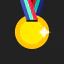 Gold medal icon 64x64