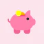 Piggy bank icon 64x64