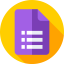 Google forms 图标 64x64