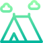 Camping tent icon 64x64