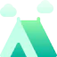 Camping tent icon 64x64