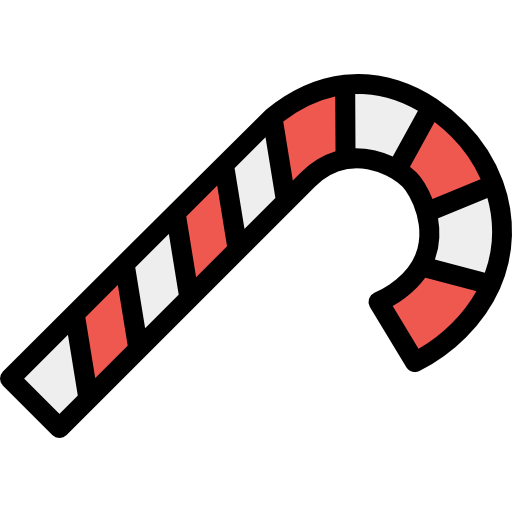 Candy cane icon