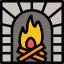 Fireplace 图标 64x64