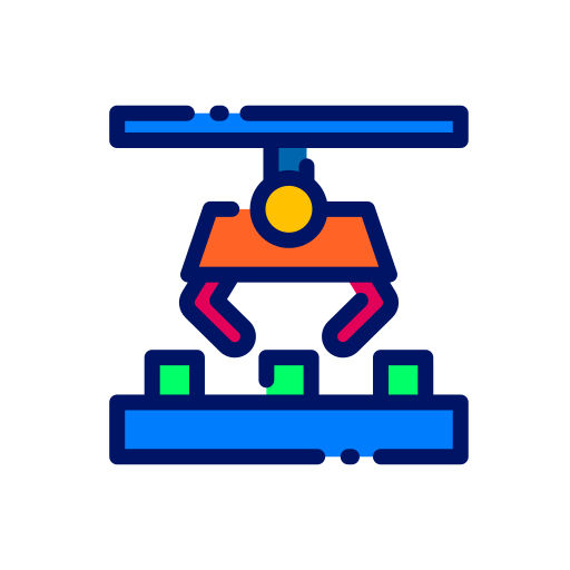 Mechanical arm icon