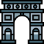 Arc de triomphe icon 64x64