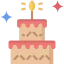 Birthday cake icon 64x64
