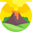 Volcano icon 64x64