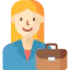 Working woman icon 64x64