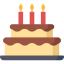 Birthday cake icon 64x64