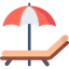 Sunbed icon 64x64
