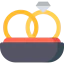 Wedding rings icon 64x64