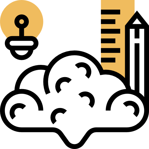 Creative thinking icon