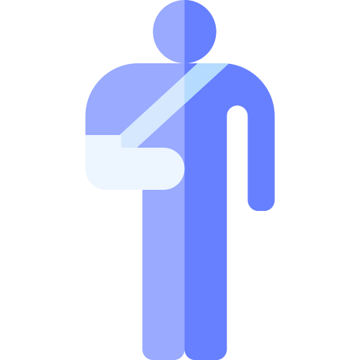 Broken arm icon
