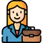 Working woman icon 64x64
